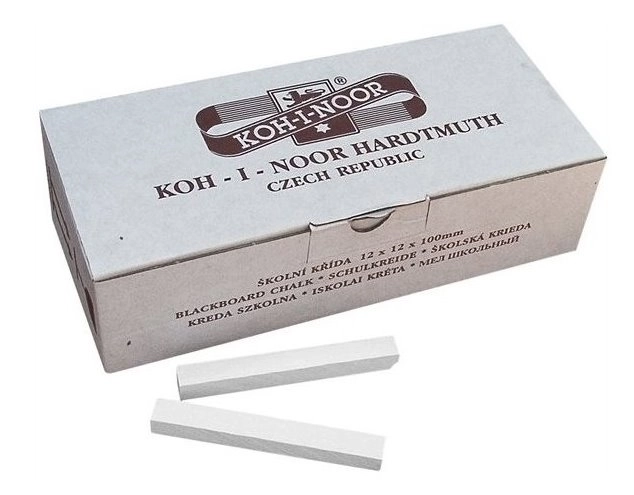 KOH-I-NOOR School witte krijtjes 100 stuks