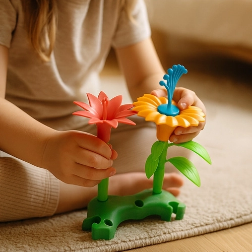 Creative flower building