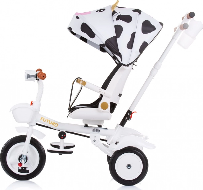 CHIPOLINO Driewieler met Dakje Futuro 2-in-1 Koe