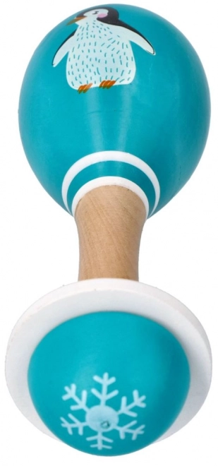Maracas mit Pinguin