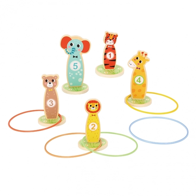 Tooky Toy Wooden Target Toss Game
