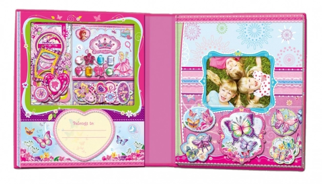 Diary with Butterfly Decorations