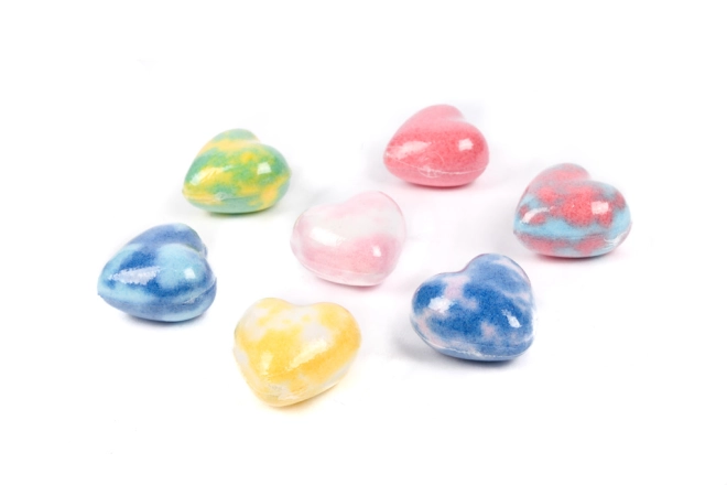 Bain coloré et parfumé