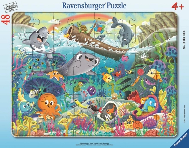 Puzzle pour enfants Amis de l’océan 48 pièces