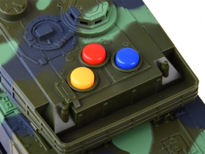 Militaire tank met licht- en geluidseffecten