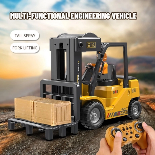 Woopie op afstand bestuurde vorkheftruck RC 1:24