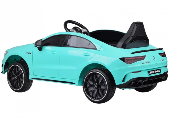Elektrisches Kinderauto Mercedes AMG CLA 45s mit Schaukelerlebnis – Blau
