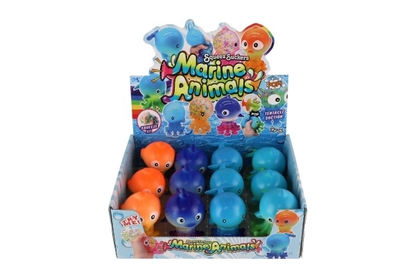 Anti-stress octopus met zuignappen