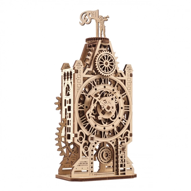 Ugears 3D houten mechanische puzzel Klokkentoren