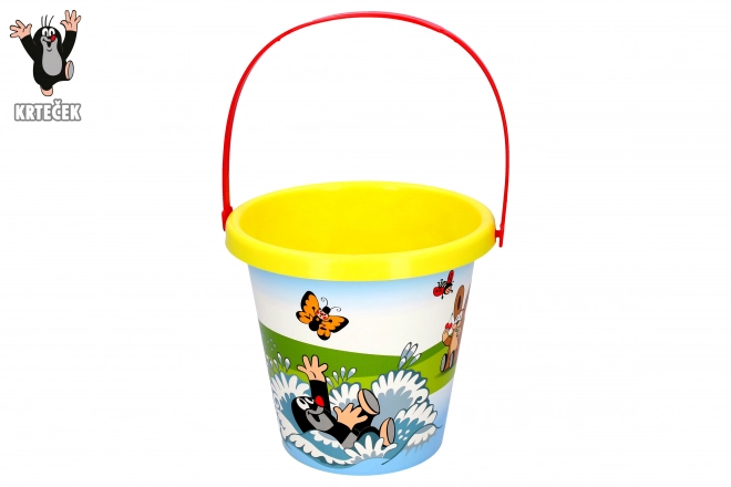 Seau avec motif KRTEK 1,5 l jaune