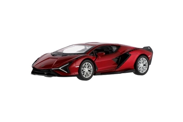 Auto Kinsmart Lamborghini Sián FKP 37 metaal/plastic 13cm mix kleuren