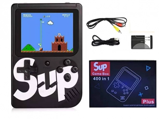 Console de jeu rétro portable avec 400 jeux
