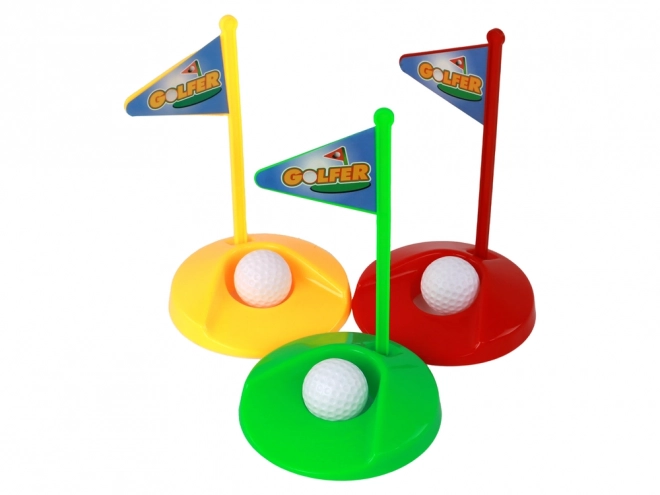 Mini plastic golfset voor kinderen ks12