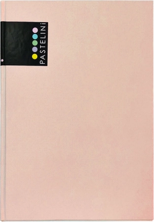 Notitieboek A5 Pastelini abrikoos, mat laminaat