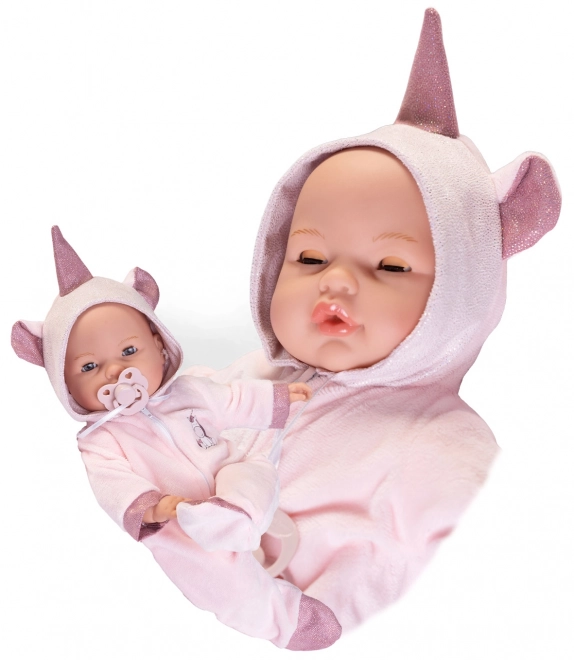 Antonio Juan 14362 BIMBA - poupon bébé avec sons et corps en tissu doux - 37 cm