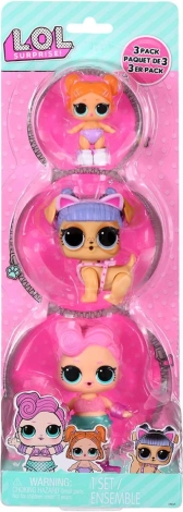 L.O.L. Überraschung! 3er Pack – Puppe, Tierchen und Baby