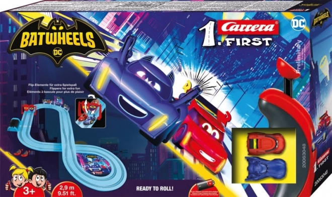 Autobaan Carrera FIRST - 63048 DC Batwheels 2,9 m