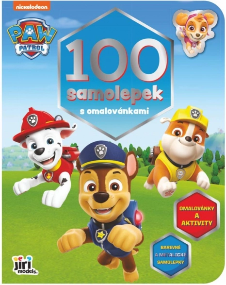 Sticker and Coloring Book 100 Stickers PAW PATROL 21.5 × 28 cm