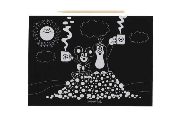 Scratch Picture Mole and Friends