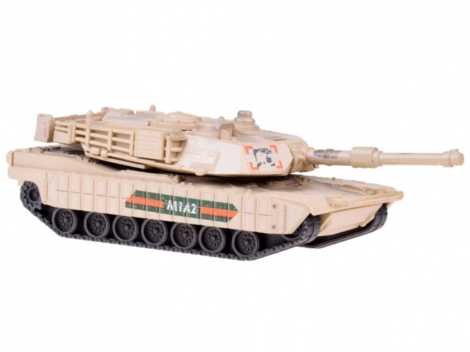 Bouwpakket Amerikaanse tank Abrams M1A2 op schaal 1:72