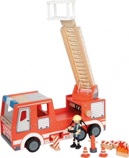 Small Foot houten brandweerauto