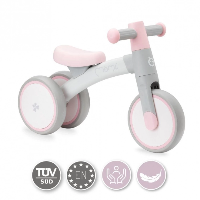 Kinder loopfiets MoMi Tedi roze