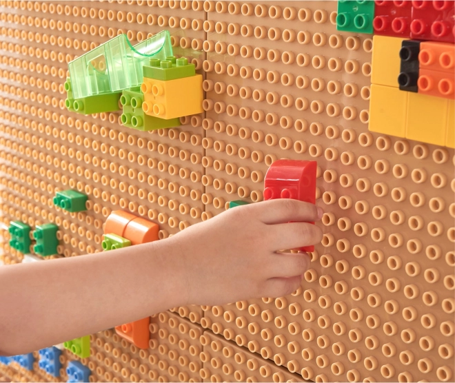 MASTERKIDZ STEM Construction Set with 563 Pieces and 4 Extensions for Panel