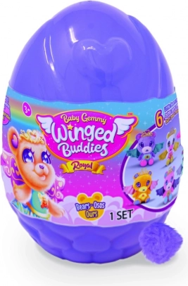 Baby Gemmy geflügelte Freunde – Plüschbären Royal-Set im Überraschungsei