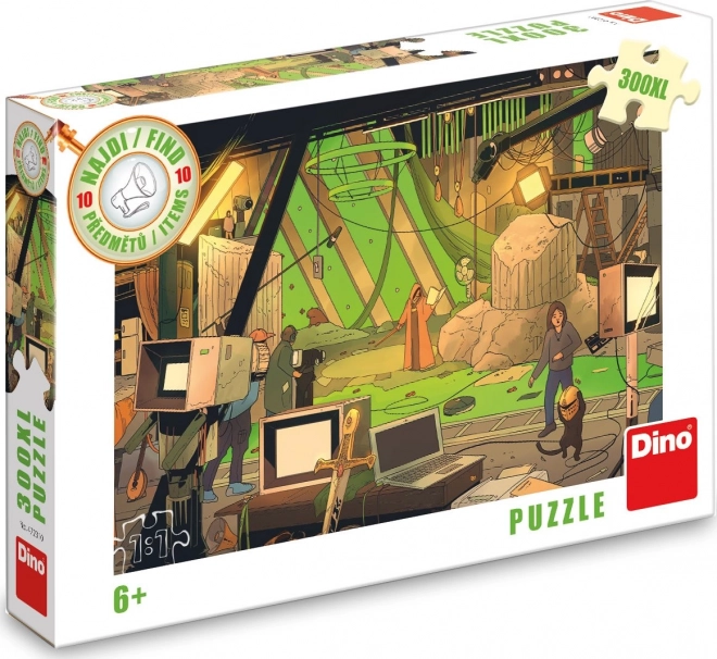 DINO Puzzel Vind 10 voorwerpen: Film XL 300 stukjes