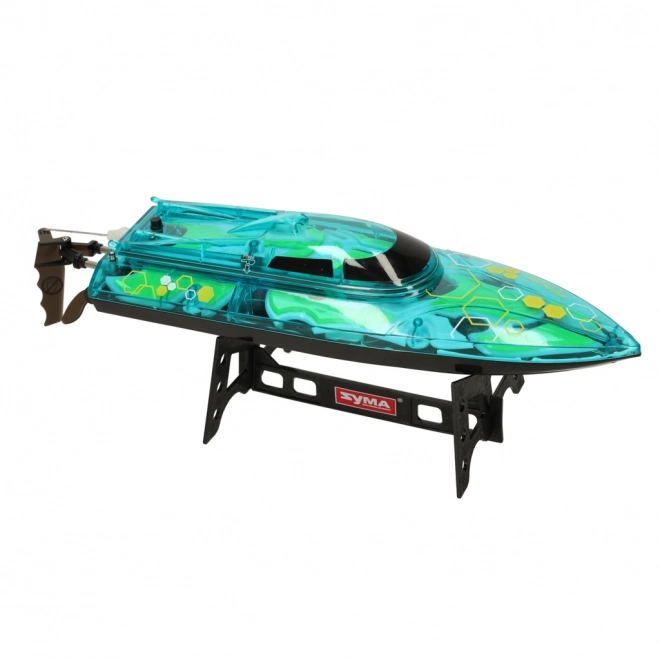 Bateau télécommandé vert Revolt Illuminator