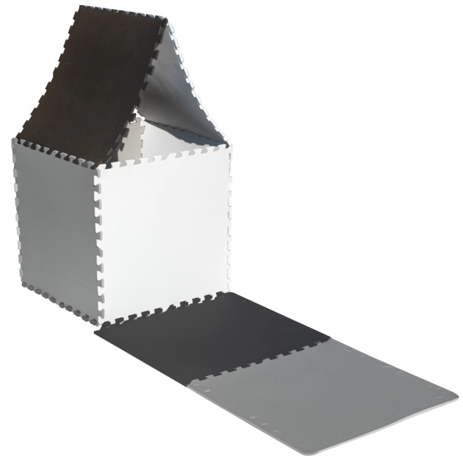 KIK Puzzelmat Grijstinten met Randen III. (58x58)