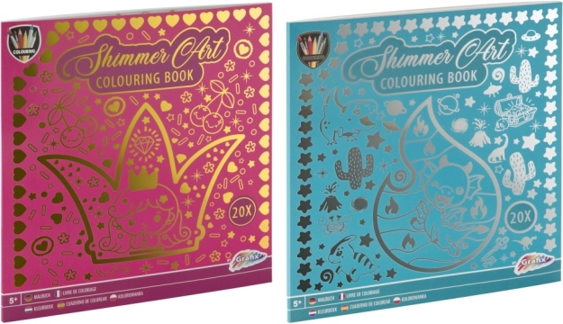 Sparkling Art Coloring Book for Kids