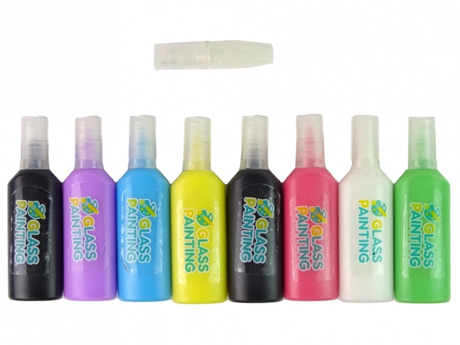 Glass Painting Set Sweets DIY 8 Colors Glitter