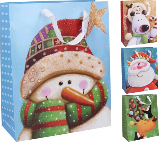 Sac cadeau de Noël taille moyenne