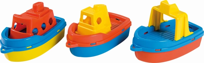 Androni set van 3 bootjes voor bad en zand 15 cm