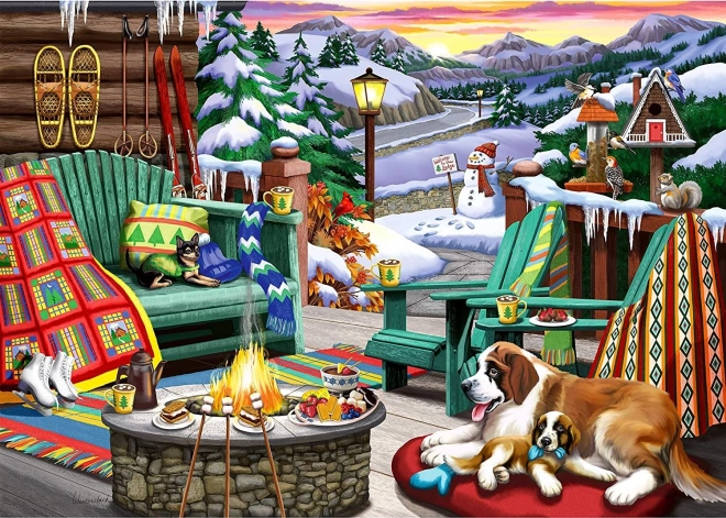 Ravensburger puzzle Cozy Places XXL 500 pieces