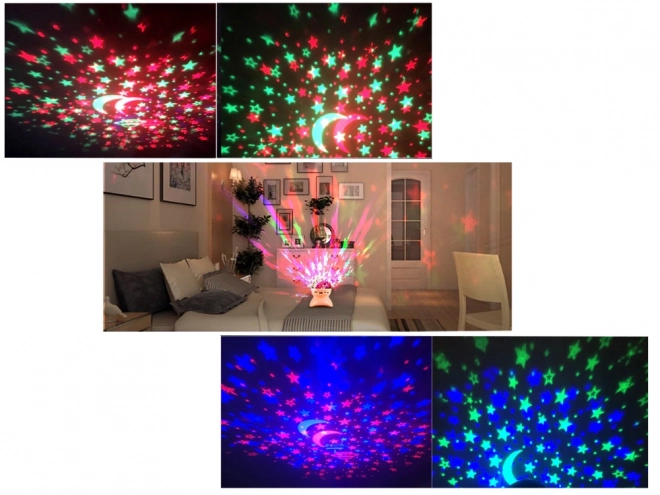 Projecteur de ciel étoilé avec LED et haut-parleur Bluetooth