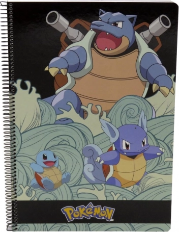 Pokémon bloc A4 à anneaux - Carapuce