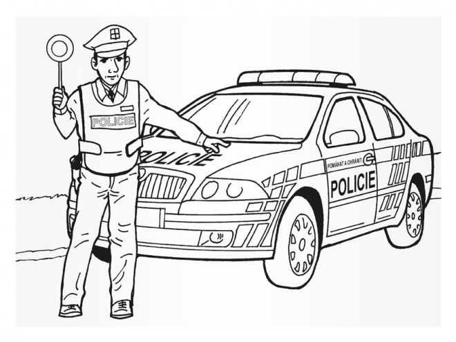 Kleurboek Politie