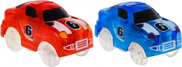 Deux petites voitures LED incluses