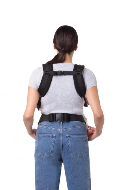 Ergonomische draagzak MoMi COLLET zwart