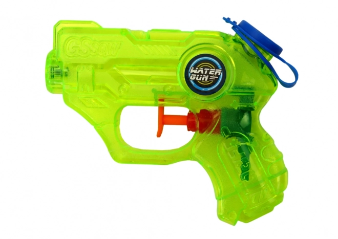 Mini waterpistool groen-blauw met bereik van 7-8 m