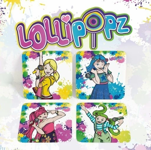 Set of Cork Coasters Lollipopz – 4 pcs