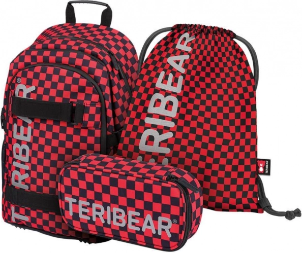 Školní set BAAGL Skate TERIBEAR – rugzak, etui en gymsack