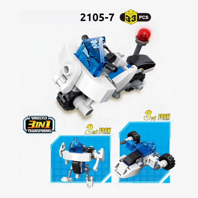 Qman Bauset Polizeiteam 3in1