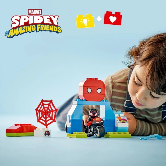 LEGO DUPLO Spidey en Avonturen op de motorfiets