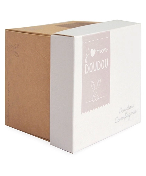 Doudou Geschenkset - beertje met knuffeldoekje 10 cm
