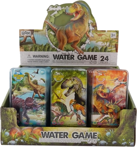 Jeu d’eau de poche avec dinosaures QUIZY