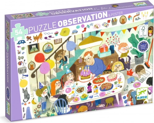 Search Puzzle Birthday Party - 53 pieces