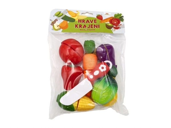 Vegetable Cutting Set with Knife and Board